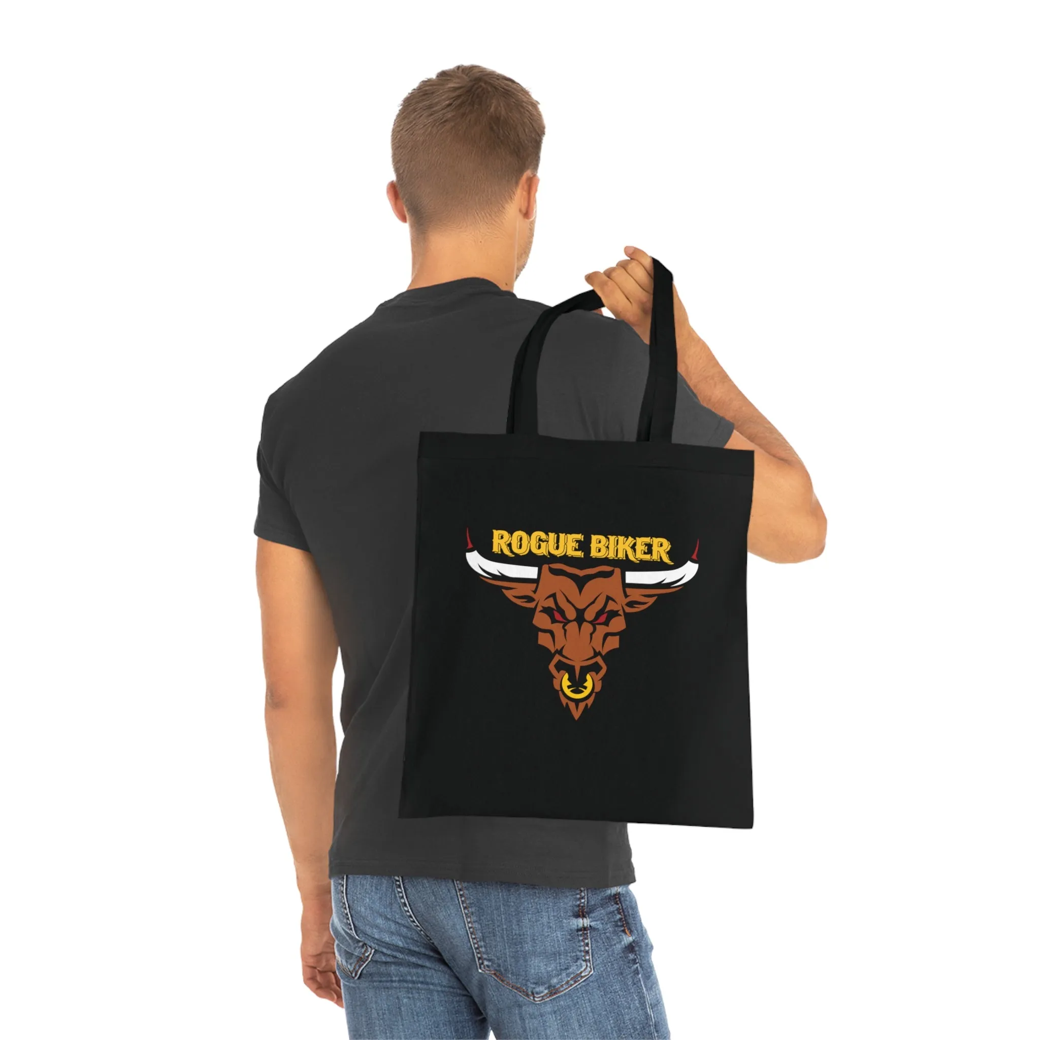 Rogue Biker Bull | Cotton Tote