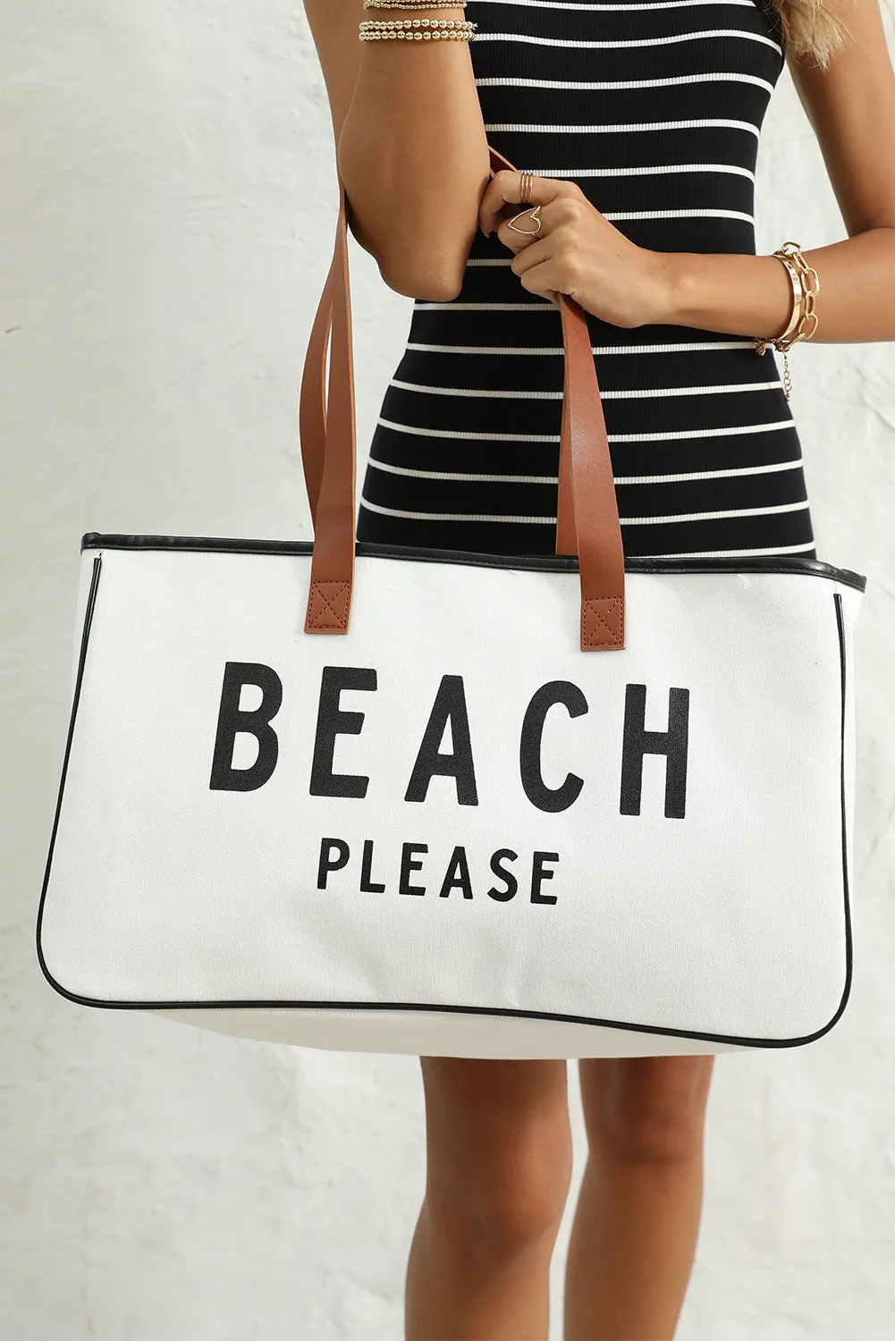 Ryan Beach Please Canvas Tote