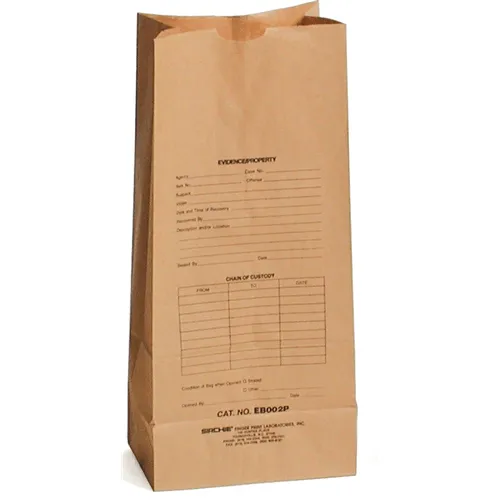 Sirchie Preprinted Kraft Evidence Bags (Set of 100)