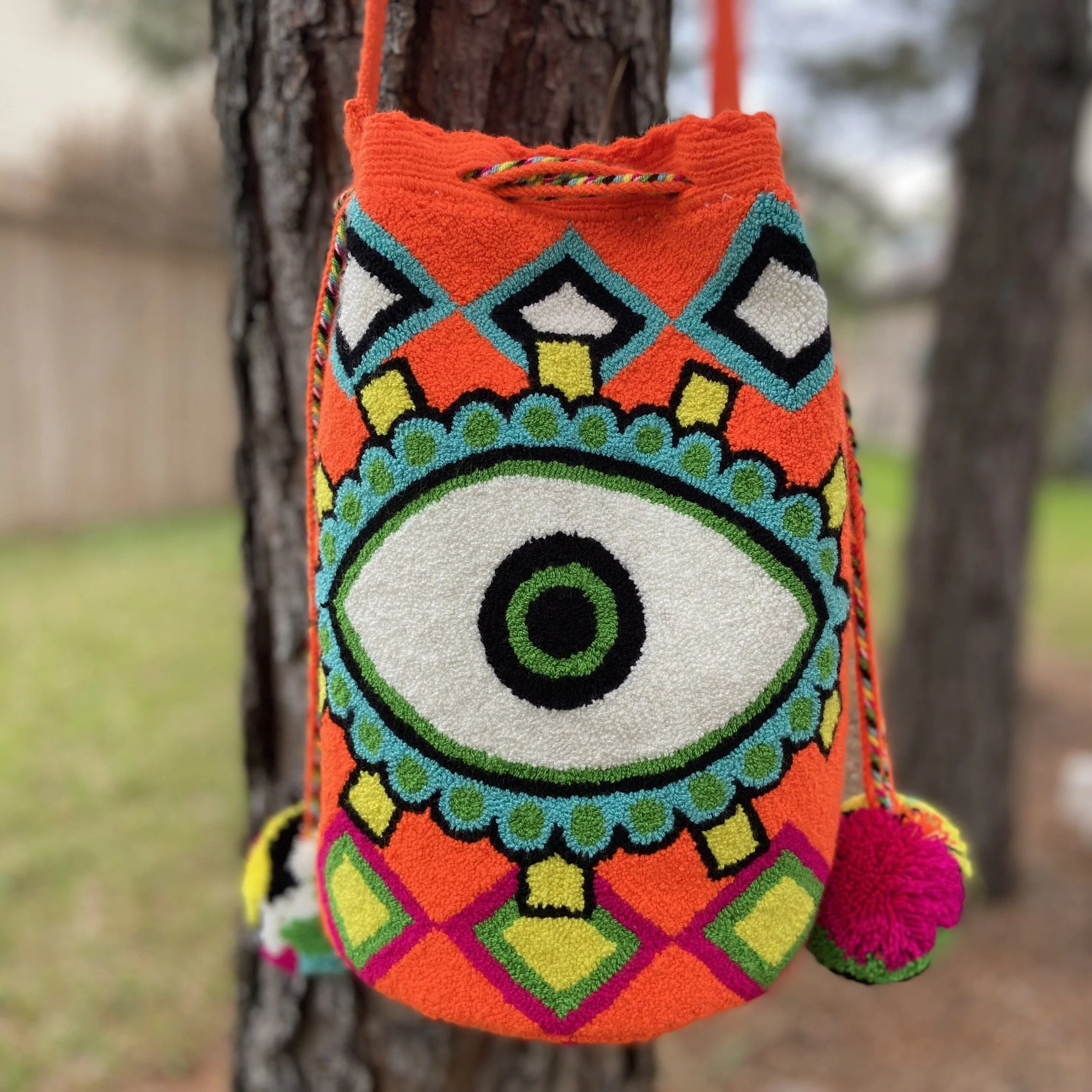 Tapestry Evil Eye Bags