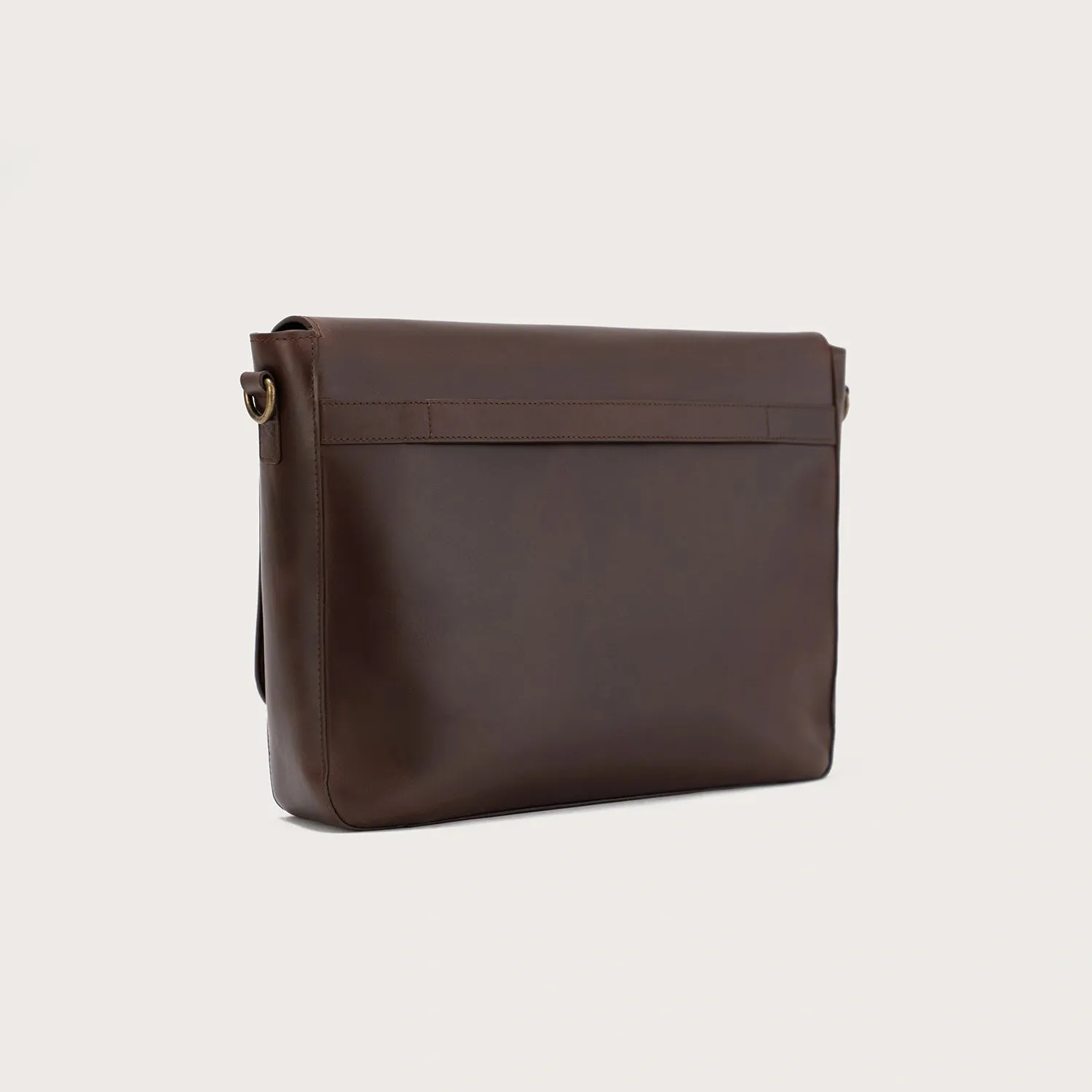 The Carismatico Vintage Brown Leather Messenger Bag