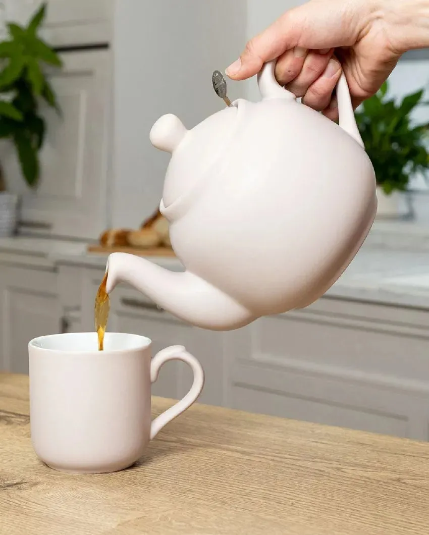 Timeless Farmhouse Ceramic Teapot | 900 ML