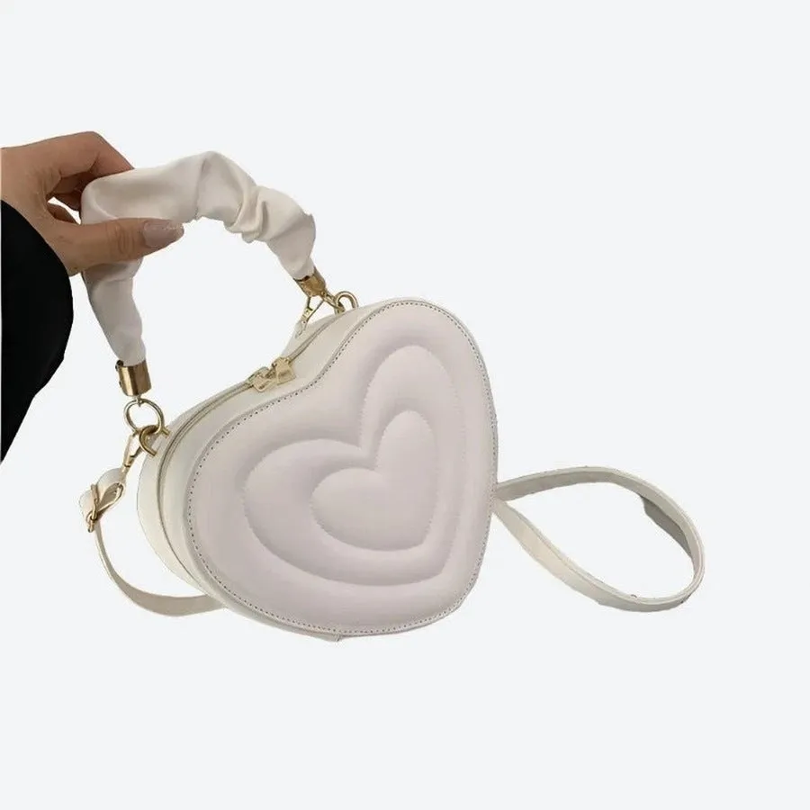 Trendy Heart-Shaped Fashion Crossbody Bags