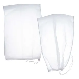 U.S. Pool Supply Fine Mesh Filter Bags for Leaf Vacuum Pool Cleaners, 2 Pack - Large 16" x 20" Replacement Net Bags, Holds Leaves Debris Universal Fit