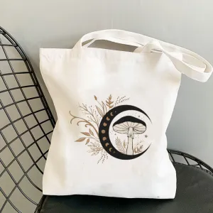 Vegan Canvas Tote Bag - Lots of mystical styles - Unique Reusable Shopping Bags