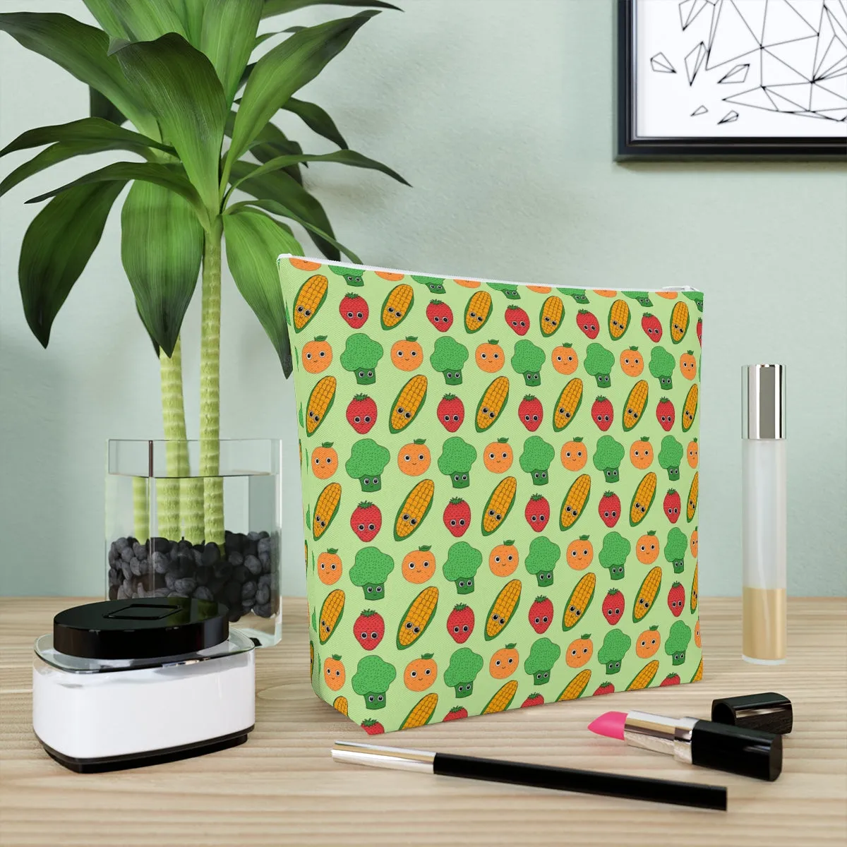 Veggie Garden Cosmetic Bag