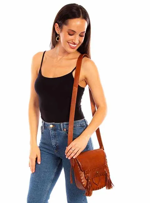 Western Shoulder Bag Crossbody With Pick Stitch