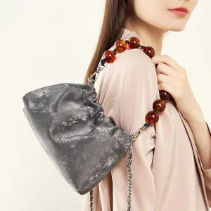 Women Retro Soft Leather Chain Strap Casual Bag