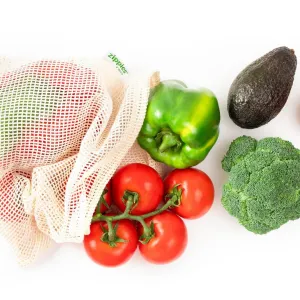 Zippies Cotton Mesh Produce Bags 5's